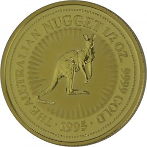 Australian Kangourou 1/2oz d'or fin - 1995 Australian Kangourou 1/2oz d'or fin - 1995
