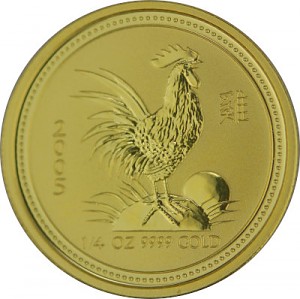 Lunar I L'année du Coq 1/4oz d'or fin - 2005 Lunar I L'année du Coq 1/4oz d'or fin - 2005