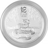 Lunar III Serpent 1oz d'argent fin - 2025 (TVA normale)