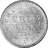 3 Reichsmark de la République de Weimar 7,5 g d'Argent - 1924, 1925 3 Reichsmark de la République de Weimar 7,5 g d'Argent - 1924, 1925