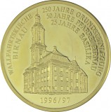 Ronde de l'église de pèlerinage de Birnau 15,26 g d'or fin 1996-1997 Ronde de l'église de pèlerinage de Birnau 15,26 g d'or fin 1996-1997