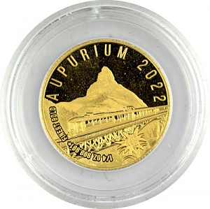 25 Dollars des Îles Salomon Aupurium Glacier Express 1/4 oz d'Or fin - 2022