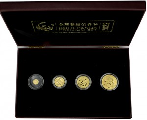 Chine Panda Premium Set 27g d'or fin - 2022 Chine Panda Premium Set 27g d'or fin - 2022