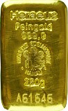 Lingot 250g d'or fin - Heraeus
