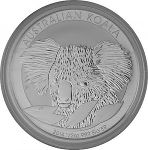 Koala 1/2oz d'argent fin - 2014
