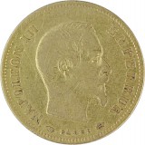 10 Francs français Napoléon III 2,9g d'or fin