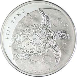 Fiji Taku Tortue - 1oz d'argent fin Fiji Taku Tortue - 1oz d'argent fin