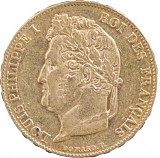 20 Francs français Louis Philippe I 5,81g d'or fin
