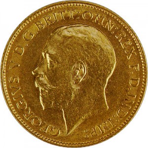 Demi-Souverain George V 3,66g d'or fin