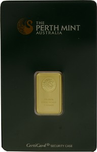 Lingot 5g d'or fin - Perth Mint