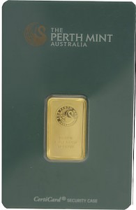 Lingot 10g d'or fin - Perth Mint