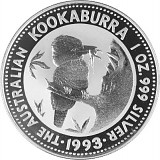 Kookaburra 1oz d'Argent - 1993