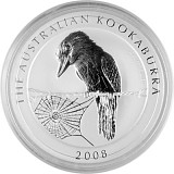 Kookaburra 10oz d'argent fin - 2008 Kookaburra 10oz d'argent fin - 2008
