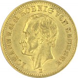 20 Mark allemand Johann de Saxe 7,16g d'or fin - 1873