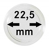 Capsules pour monnaies 22,5mm, 1 pièce