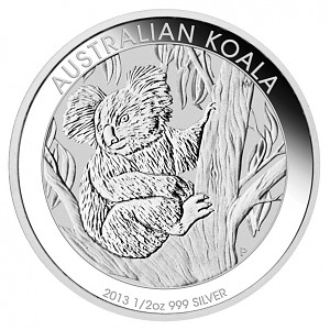 Koala 1/2oz d'argent fin - 2013
