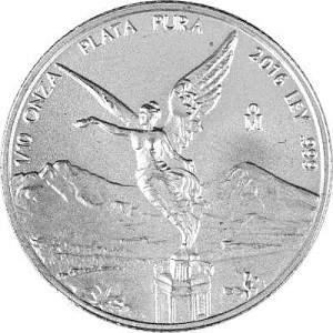 Libertad mexicain 1/10oz d'argent fin