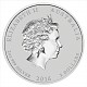 Lunar II Singe 2oz d'argent fin - 2016
