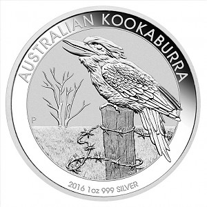 Kookaburra 1oz d'Argent - 2016